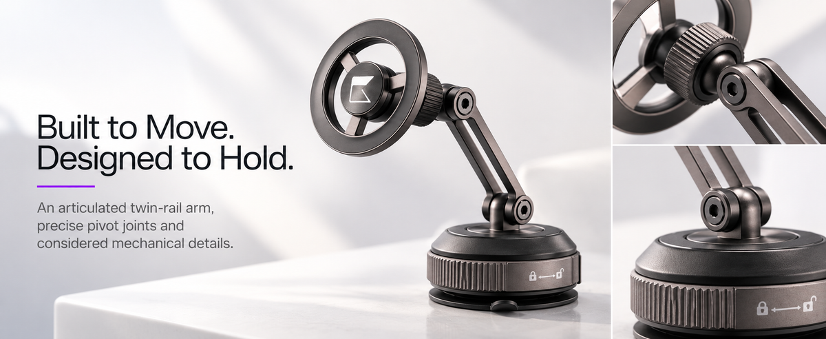 MagFold Pro - 360 Magnetic Car Mount Phone Holder