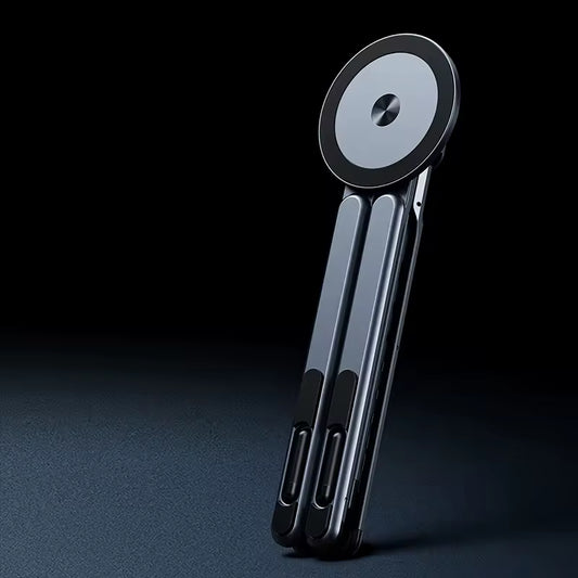 Aluminium Dual-Sided Magnetic Phone Mini Tripod Pocket Stand Mount for Smartphone