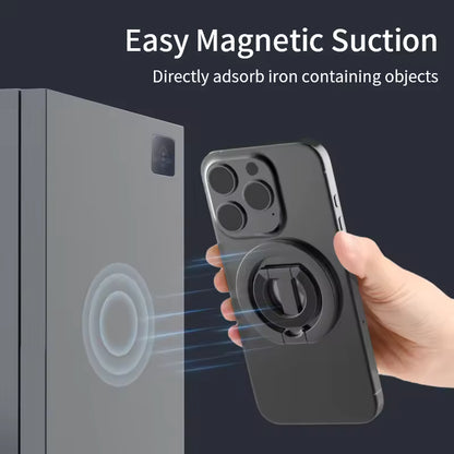Hot Selling Wholesale Gift Set Double-Side Magnetic Suction Foldable Phone Ring Holder for iphone for All Mobile Phones Bracket
