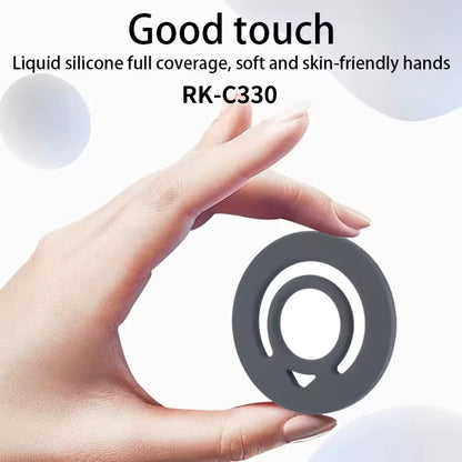 New Style Double-Sided Magnetic Silicone Ring  Holder RK-C330 Pull Ring Liquid Silicone Magnetic Ring Mobile Phone Holder