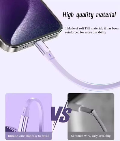 Logo Brand 100W 5A PD New Retractable Quick Charge 27w USB C to USB C Fast Charging Portable Retractable USB Cable