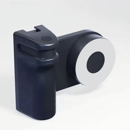 Magnetic New Camera Phone Grip Detachable Shutter Button Bracket Selfie Booster with Snap-On Phone Mount and Handle
