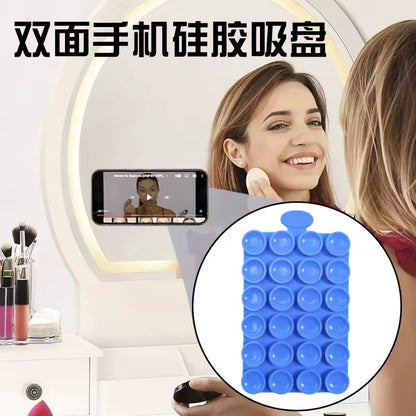 Silicone Suction Cup Phone Case Mount Double Sided Rubber Product Durable Phone Holder