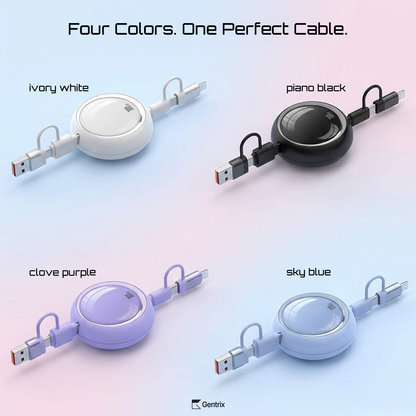 CoilPod - 100W 5A Retractable Charger 4 in 1