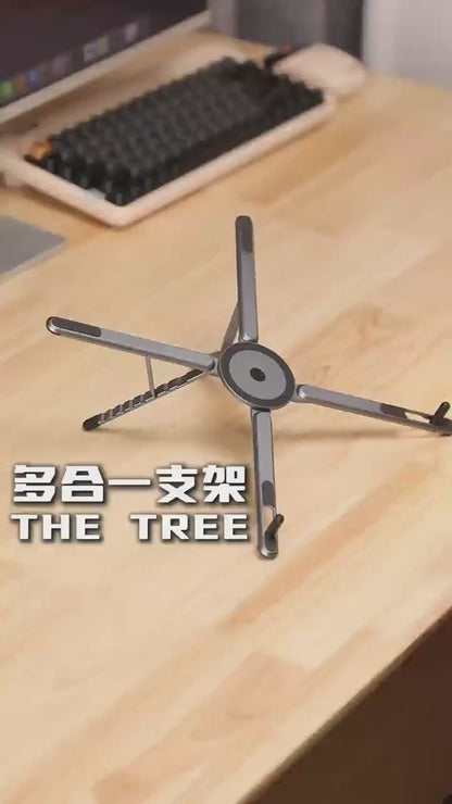 Aluminium Dual-Sided Magnetic Phone Mini Tripod Pocket Stand Mount for Smartphone