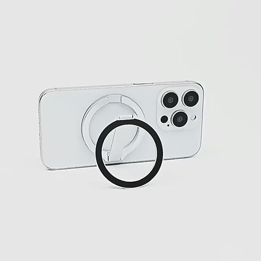 Foldable Double-Sided Magnetic Phone Ring Holder for Magnetic Kickstand Magnet Grip for iPhone 15 14 Huawei Phone Stand Holder