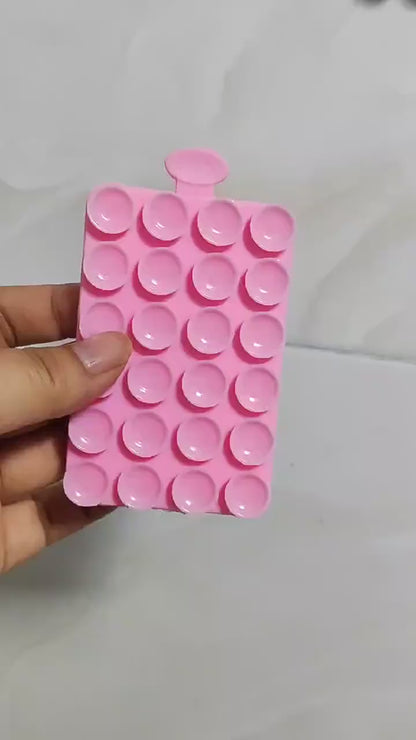 Silicone Suction Cup Phone Case Mount Double Sided Rubber Product Durable Phone Holder